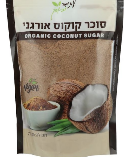 סוכר קוקוס אורגני 300 גרם